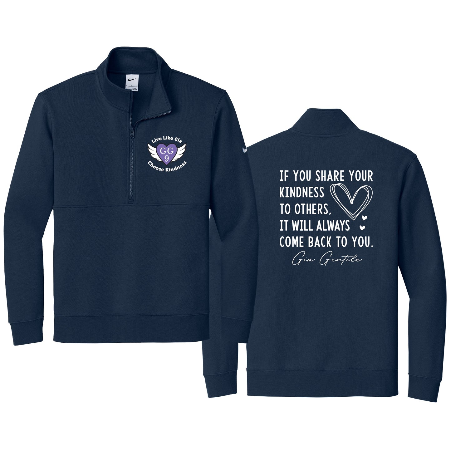 Adult Fleece Nike 1/2-Zip Sweatshirt