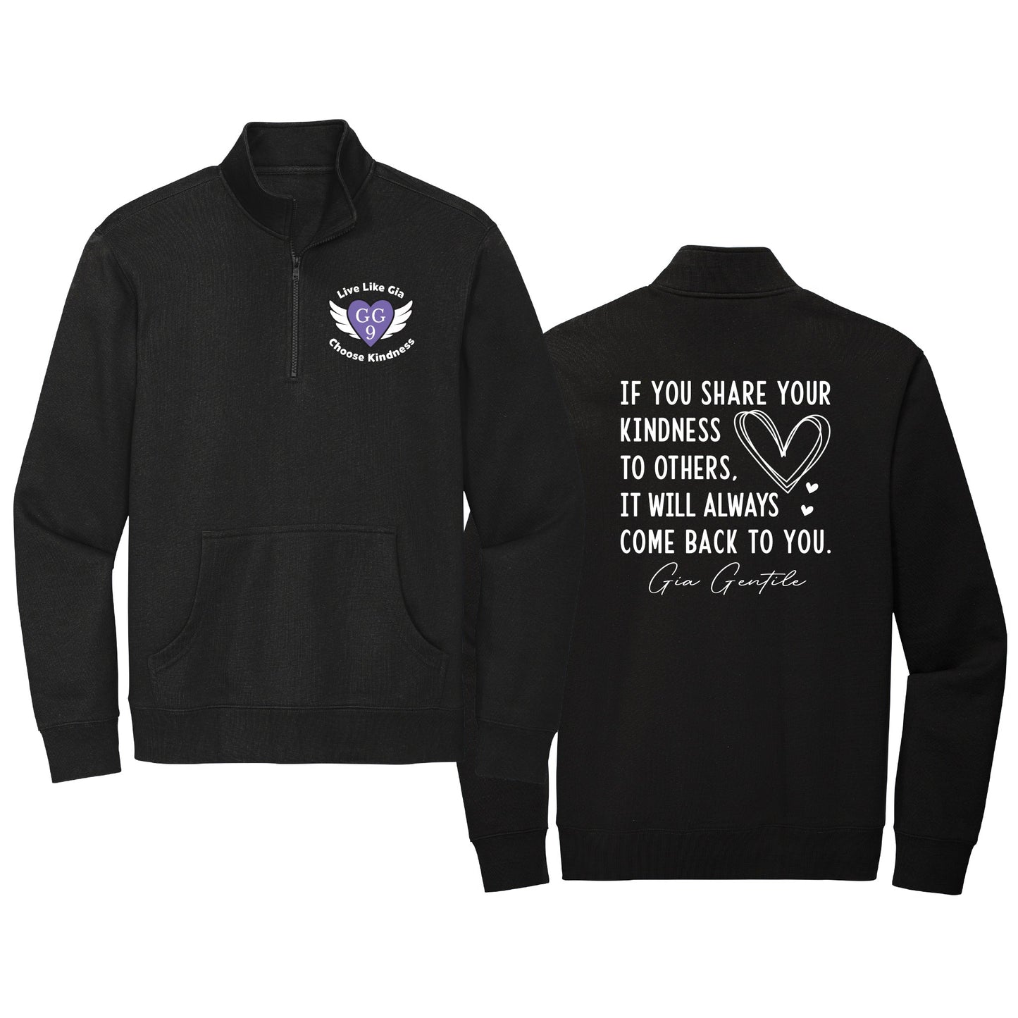 Adult Fleece 1/4-Zip District Sweatshirt