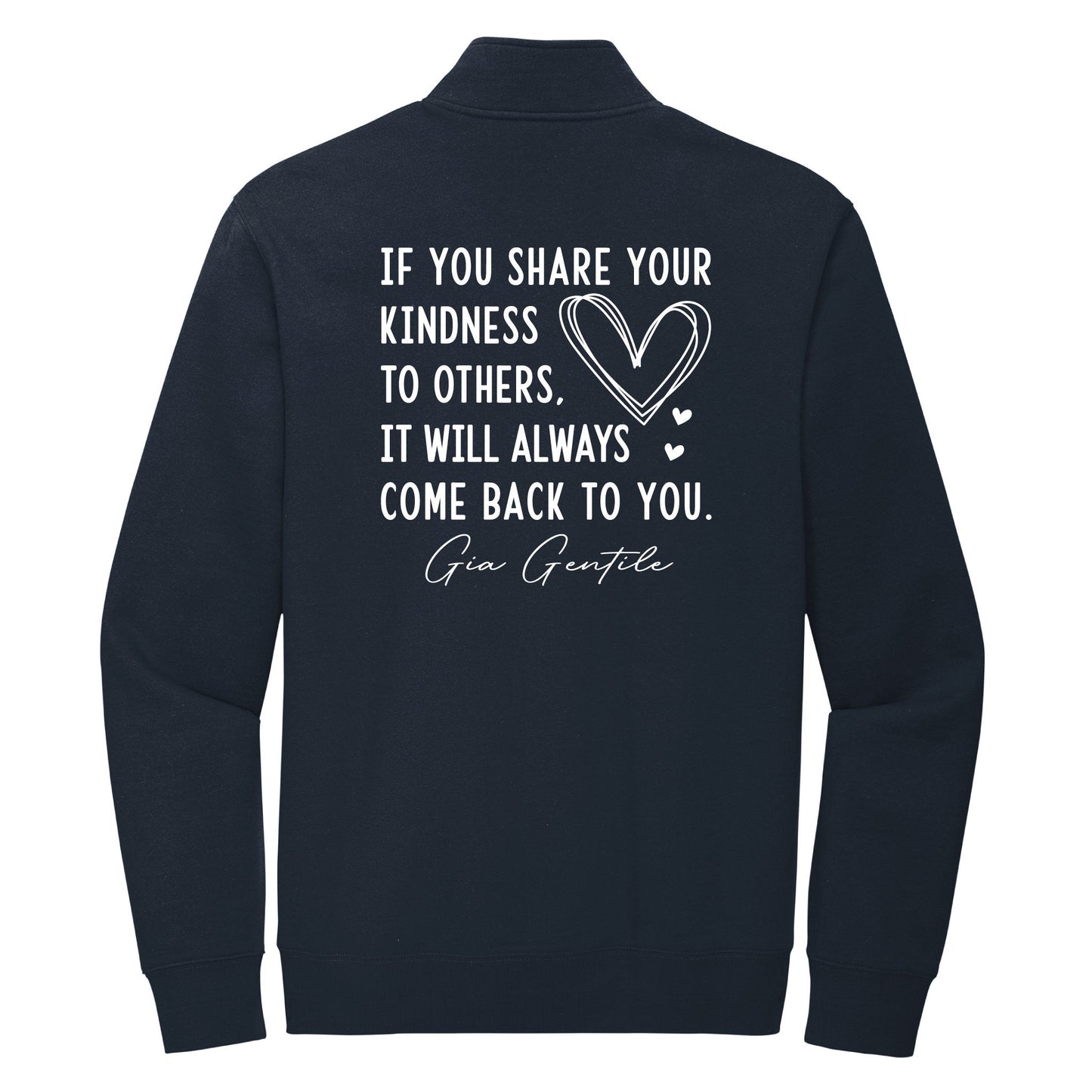 Adult Fleece 1/4-Zip District Sweatshirt