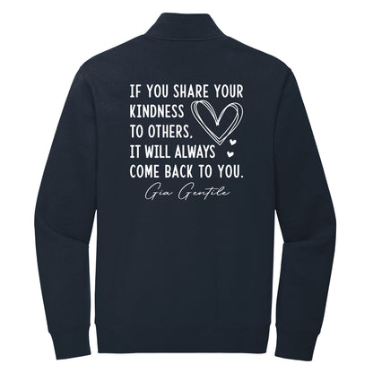 Adult Fleece 1/4-Zip District Sweatshirt