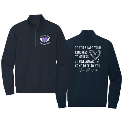Adult Fleece 1/4-Zip District Sweatshirt