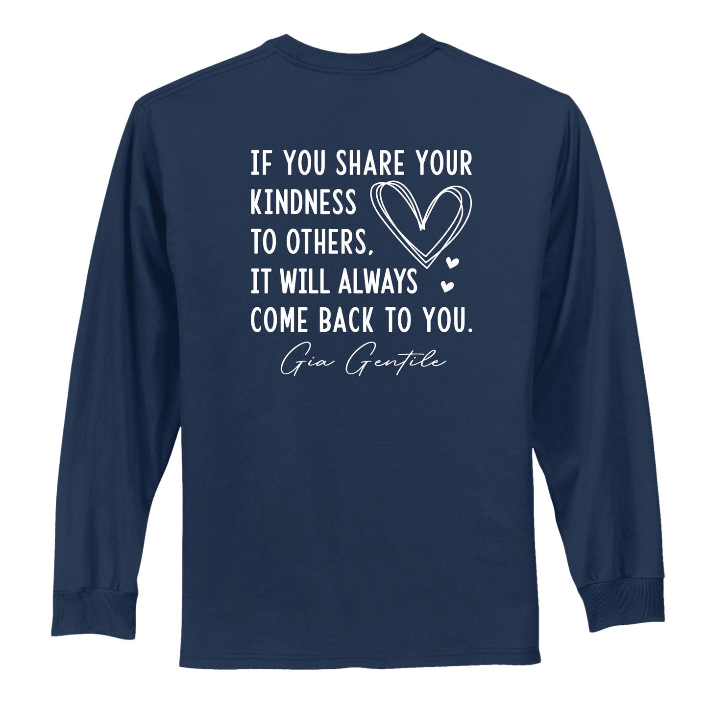 Adult 100% Cotton Long-Sleeve Tee