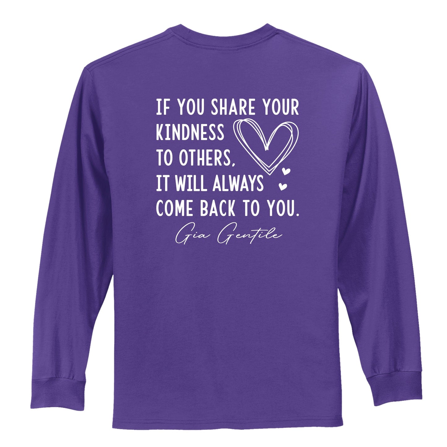 Adult 100% Cotton Long-Sleeve Tee