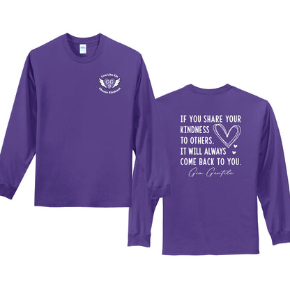 Adult 100% Cotton Long-Sleeve Tee