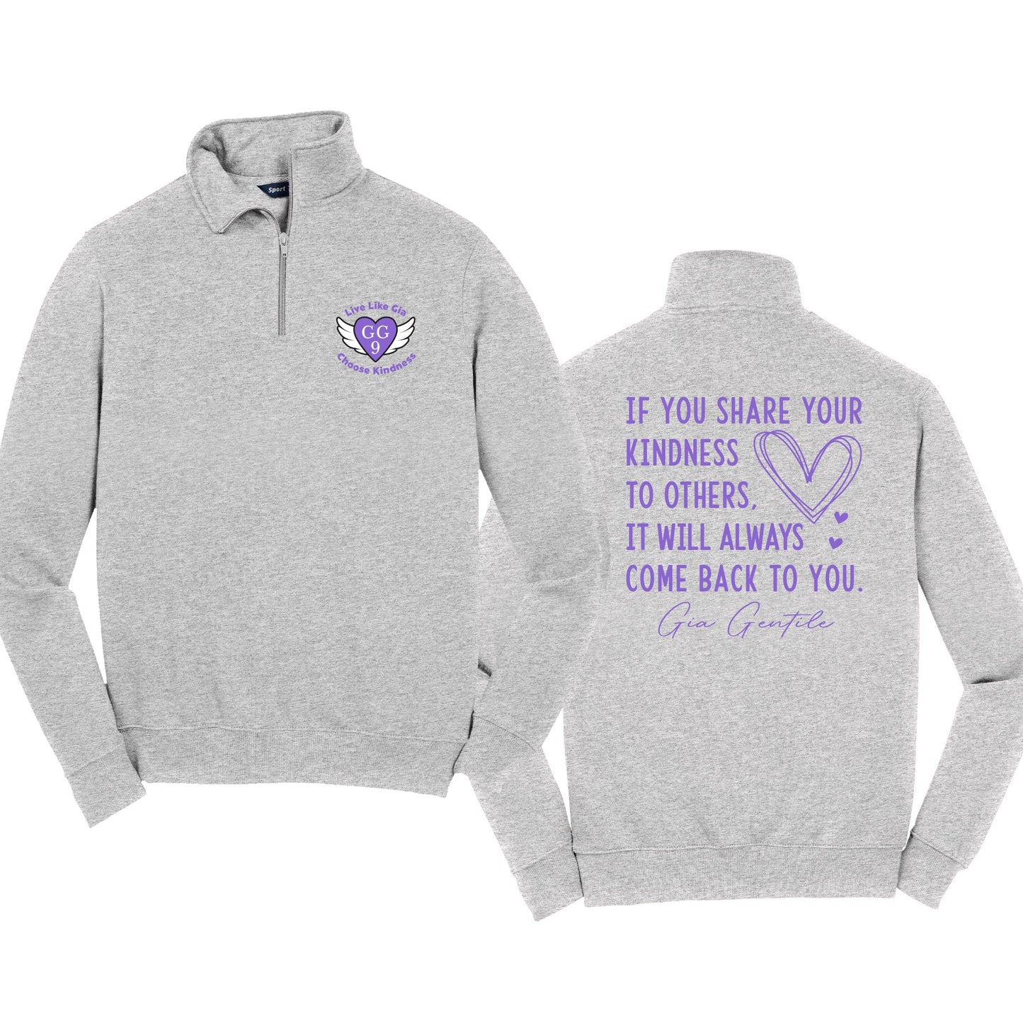 Adult Fleece 1/4-Zip Sweatshirt
